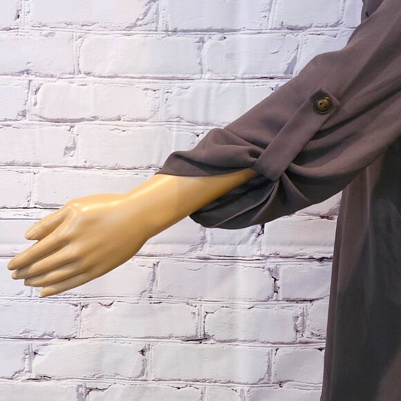 (3 for $30) LUSH - Olive green tunic top - Picture 8 of 9